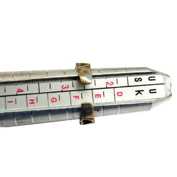 sz 2 1/2 Woman Vintage Adjustable Toe Ring Sterling Silver Hearts Patina 1.16g - Picture 9 of 11